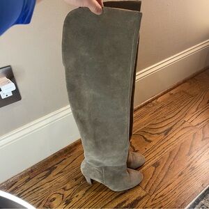 Anthropologie Candela Stylish Suede Knee-High Boots